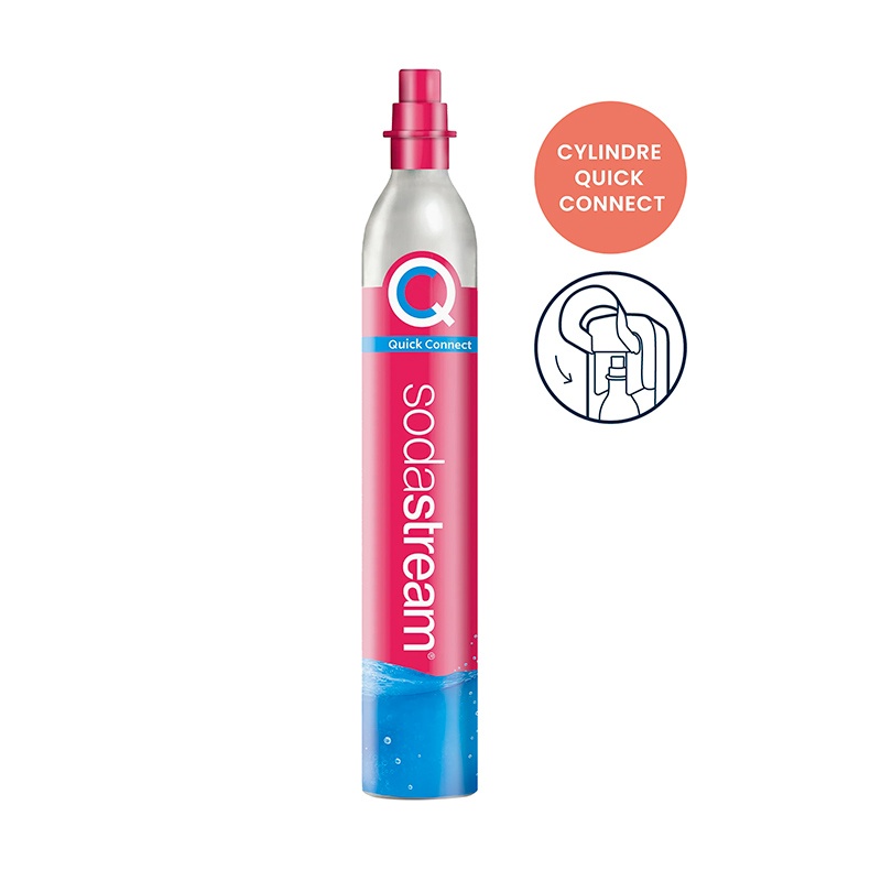 Recharge Sodastream Co2 Cqc Rose Pour echange Bon état -  reconditionné disponible sur Electro Depot